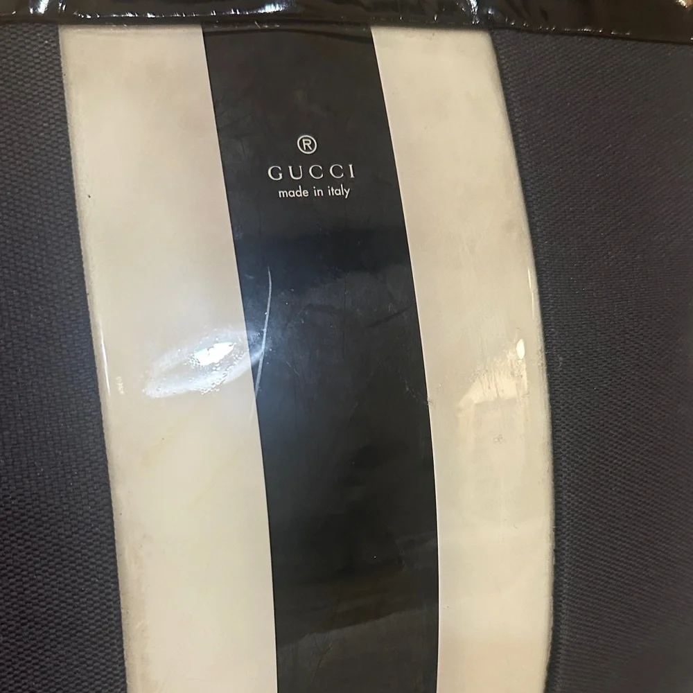Gucci Black and Cream Shoulder Bag - Picture 5 of 16